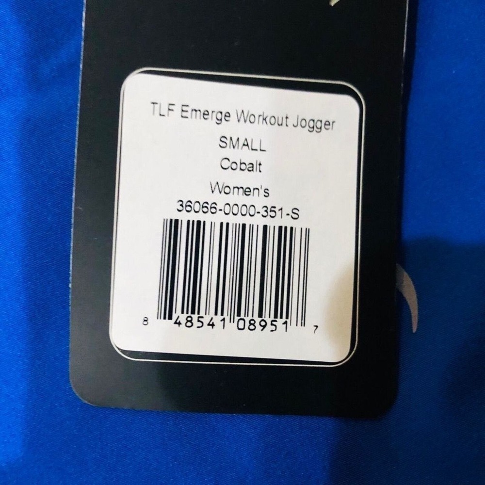TLF Emerge Workout Jogger Cobalt Blue Women's Size Small Activewear Pants NWT - Picture 10 of 10